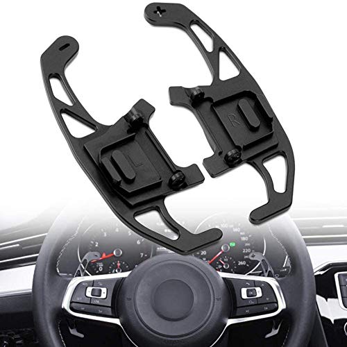 WPFC Volante del Coche De Paddle Shift Extend Shifter, para VW Golf GTI R GTD GTE MK7 7 para Polo GTI Scirocco 2014 2015 2016 A 2018, 2Pcs,Plata