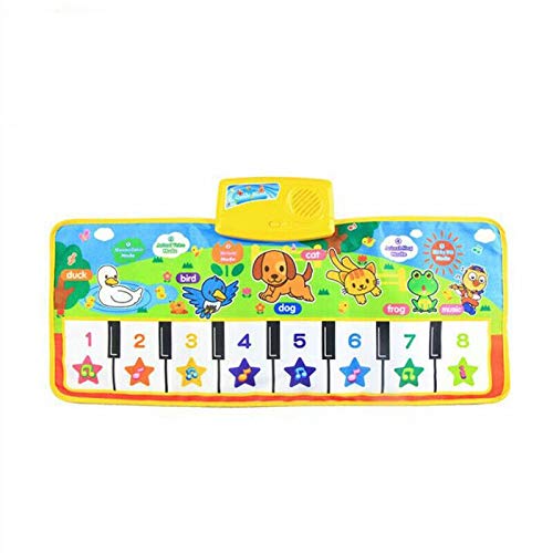 XJL Tappeto da ballo Bailando bebé de la Estera Piano Music Play Mat Musical de los Sonidos del Teclado Manta se arrastra Regalo de los niños educativos de la Alfombra Juguetes electrónicos for niños