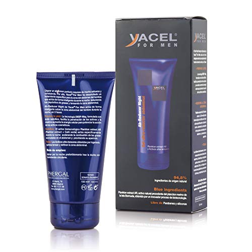 Yacel For Men AB-Reducer Night Gel Ultra Reductor Abdominal y Quemagrasas 150ml