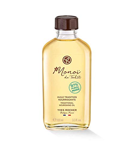 YVES ROCHER Monoi de Tahiti Aceite corporal protector, 100 ml Cuida la piel y el cabello con un exótico aroma a tiaré (valoración de Öko- Test: muy bueno).