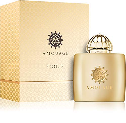 100% Authentic AMOUAGE Gold Women EDP 100ml + 3 Amouage Sampler Vials - Free