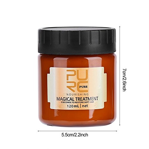 120ml Máscara Mágica para el Cabello Tratamiento Nutritivo Suave y Suave Reparación Daño Profesional