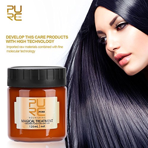 120ml Máscara Mágica para el Cabello Tratamiento Nutritivo Suave y Suave Reparación Daño Profesional