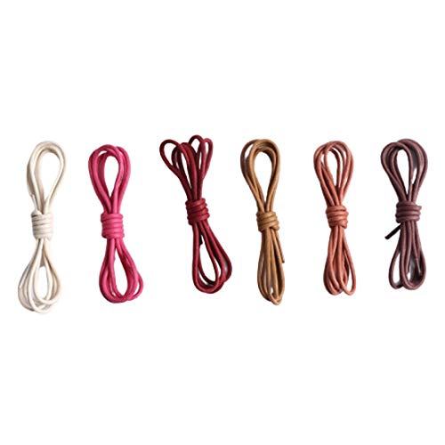 1pair Ronda de algodón encerado cordones de zapato de cuero impermeable cordones Hombres Martin botas cinta de zapatos 80/100 EVO/120/140cm de longitud Vino tinto,80cm