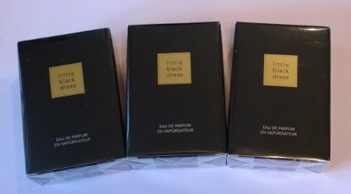 3 x Avon Little Black Dress Eau de Parfum EDP 50 ml