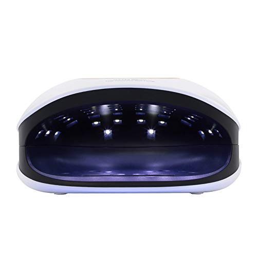 72W Secador de Uñas, Lámpara de Uñas LED UV con 36 Luz y Sensor Automático y 4 Temporizador para 2 Manos Secado Rápido(Blanco)