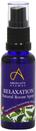 Absolute Aromas Spray Natural Relajante para Habitaciones 30ml con Aceites Esenciales de Bergamota, Lavanda, Vetiver y Petitgrain - Spray para antes de acostarse, ayuda a relajar el cuerpo y la mente