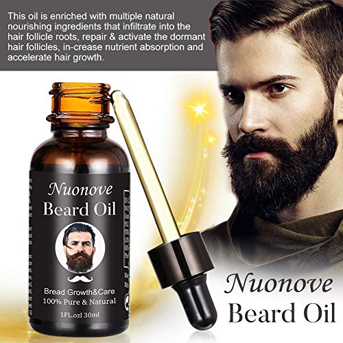 Aceite de Barba para Hombres, Aceite De Barba, Aceite Para Barba, Aceite De Barba Natural,Aceite Nutritivo Para Una Barba Suave, el cuidado de la barba larga y corta 30ml