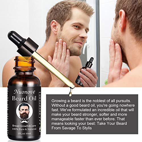 Aceite de Barba para Hombres, Aceite De Barba, Aceite Para Barba, Aceite De Barba Natural,Aceite Nutritivo Para Una Barba Suave, el cuidado de la barba larga y corta 30ml