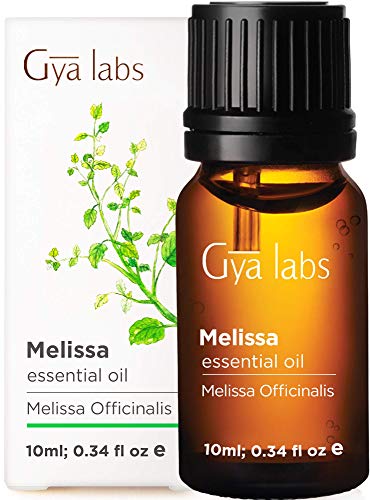 Aceite esencial de Melissa - Una clara comodidad de belleza libre de imperfecciones (10 ml) - Aceite de Melissa de grado terapéutico 100% puro