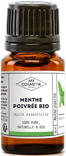 Aceite esencial de menta piperita orgánico - MyCosmetik - 10 ml