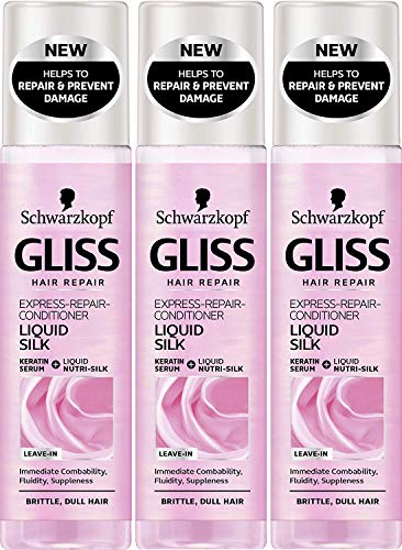 Acondicionador permanente Schwarzkopf Gliss - 3 botes de 200 ml