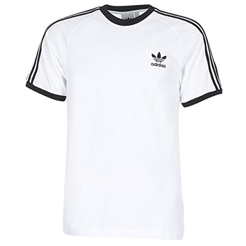 adidas 3-Stripes tee T-Shirt, Hombre, White, M