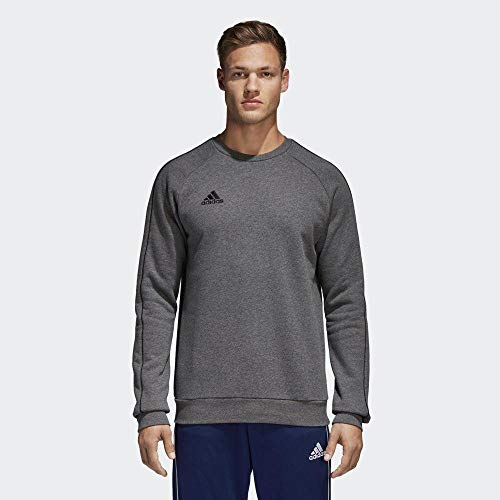 Adidas CORE18 SW Top Sudadera, Hombre, Gris (Gris/Negro), L