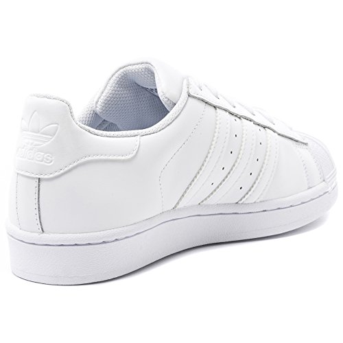 adidas Originals Superstar, Zapatillas Unisex Adulto, Blanco (Footwear White/Footwear White/Footwear White), 44 2/3 EU