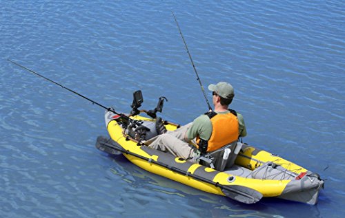 Advanced Elements StraitEdge Angler Kayak, Unisex, Amarillo-Amarillo, 295 cm