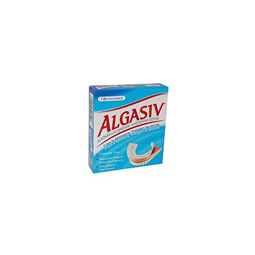 ALGASIV ALMOHADILLAS ADHESIVAS DENTADURA INFERIOR 18 UDS