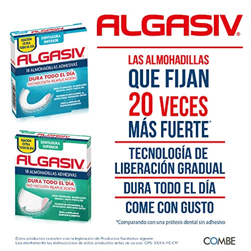 ALGASIV almohadillas dental inferior caja 18 uds