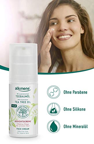 Alkmene El aceite del árbol del té crema facial 50 ml