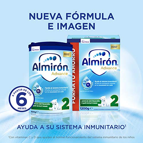 Almirón Advance 2 Leche de Continuación en Polvo Desde los 6 Meses - 1200 g