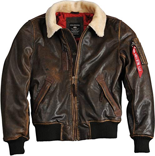 ALPHA INDUSTRIES Injector III Leather, vintage brown, L para Hombre