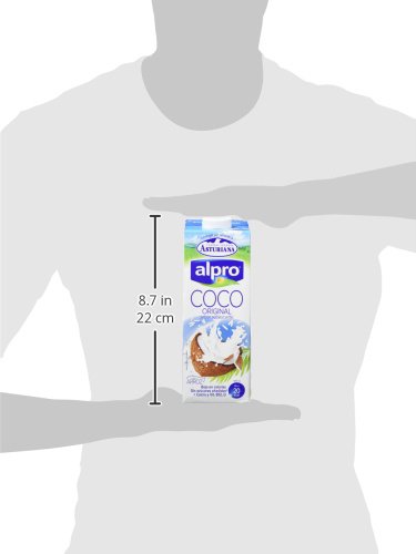 Alpro Central Lechera Asturiana Bebida de Coco con Arroz - Paquete de 6 x 1000 ml - Total: 6000 ml