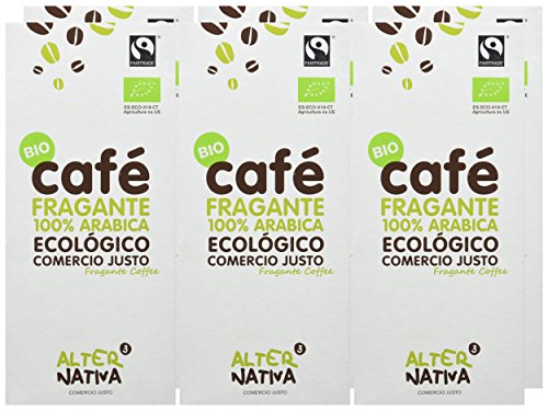 AlterNativa3 Café Fragante Molido Bio - Paquete de 6 x 250 gr - Total: 1500 gr