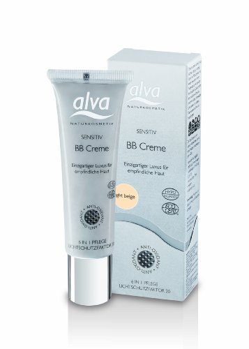 Alva - BB Cream piel sensible light beige Alva, 30ml