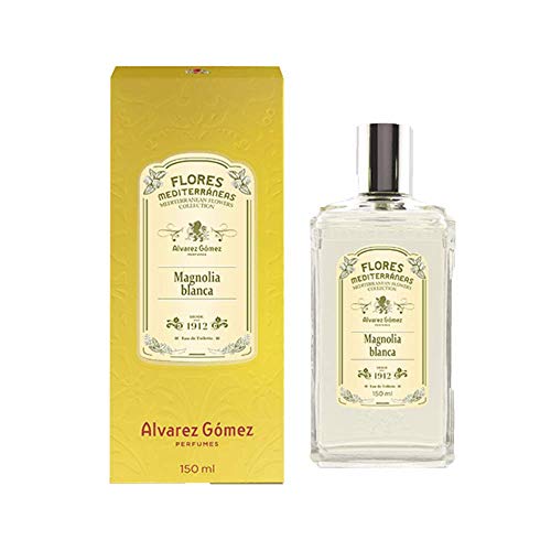 Álvarez Gómez 100154 Flores Mediterráneas Magnolia Blanca, Agua de Colonia Frasco de 150 ml