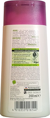 Alverde Champú reparador de mantequilla de karité y aguacate sin silicona 200ml