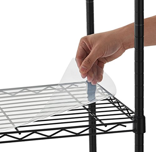 AmazonBasics - Sistema organizador de armario extensible, Negro