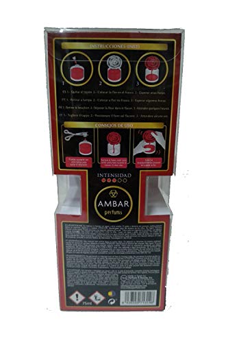 Ambar Perfums Flor Difusora - Frutos Rojos, 75 Ml