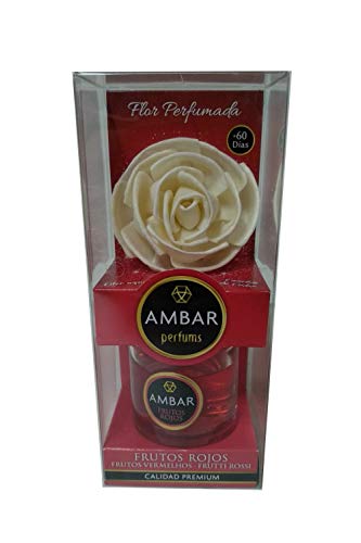 Ambar Perfums Flor Difusora - Frutos Rojos, 75 Ml