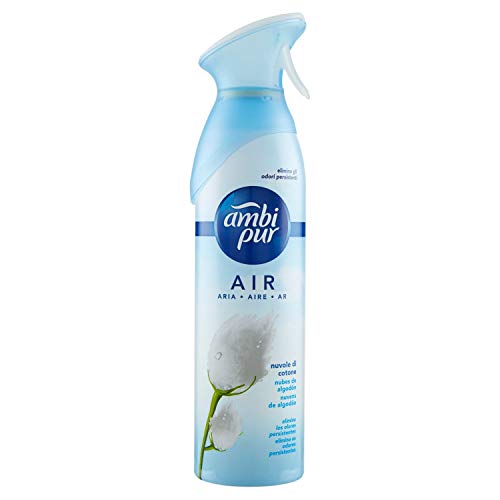 Ambi Pur Nubes de Algodón Resistente Ambientador en Spray, 300 ml