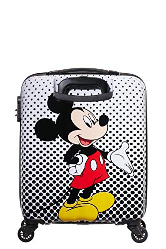 American Tourister Disney Legends Spinner S Equipaje de Mano Infantil, 55 cm, 36 L, Multicolor (Mickey Mouse Polka Dot)