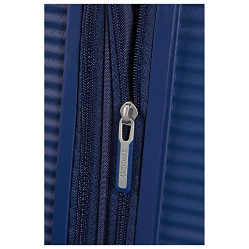 American Tourister Soundbox Spinner Equipaje de mano S (55 cm 41 L), Azul (Midnight Navy)