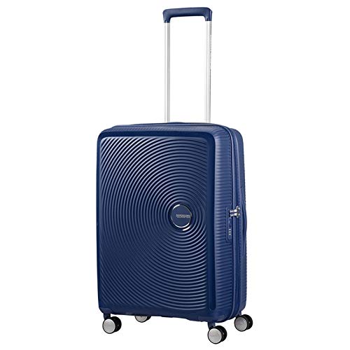 American Tourister Soundbox Spinner Equipaje de mano S (55 cm 41 L), Azul (Midnight Navy)