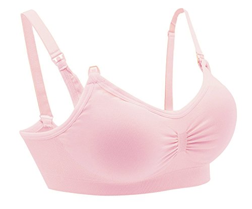 AMOURRI Sujetador de Maternidad para Mujeres Bra Bralette sin Costuras (Pack de 3)