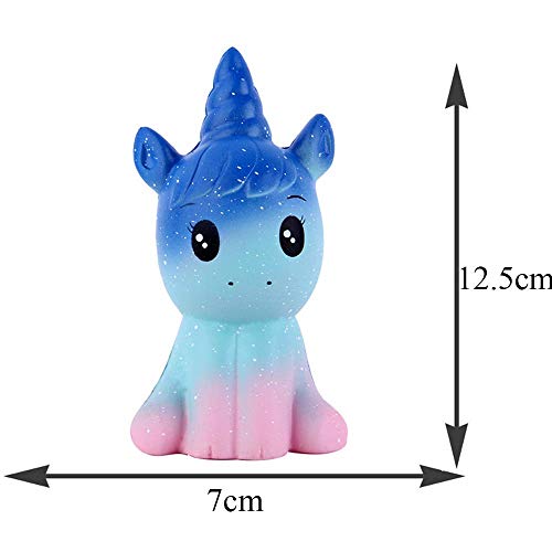 Anboor Squishies Unicornio Caballo Kawaii Suave Crecimiento Lento Perfumado Animal Squishies Alivio del estrés Juguete para ni?os