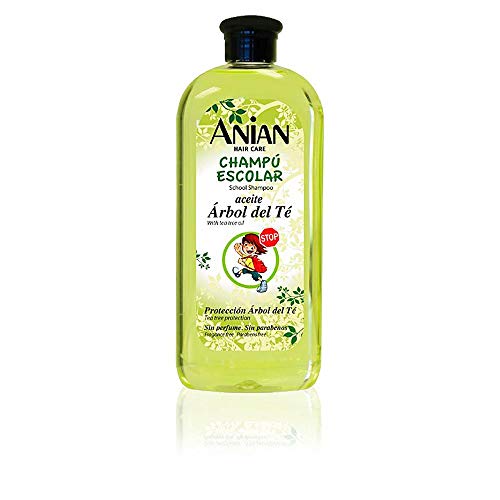 Anian Aceite arbol te champu proteccion escolar 400 ml