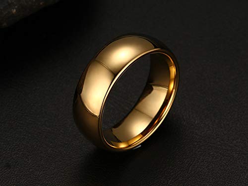 Anillo Coreano de Acero de tungsteno para Hombre, Simple Anillo Original de Navidad, Halloween, 123, Color, 6