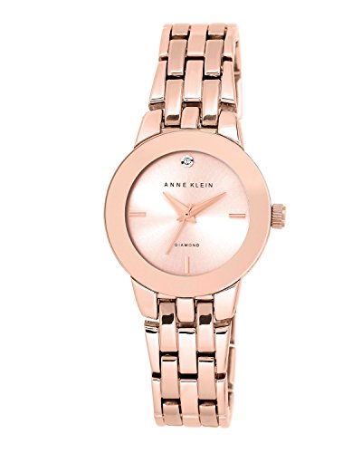 Anne Klein Reloj analógico para Mujer de Cuarzo con Correa en Acero Inoxidable AK/N1930RGRG