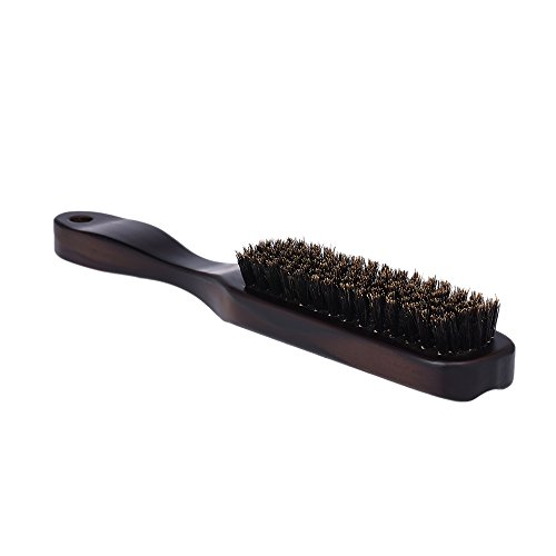 Anself Cepillo de Madera para Afeitar, Cepillo de Barba Facial para Hombres, Cepillo de Bigotes de Madera