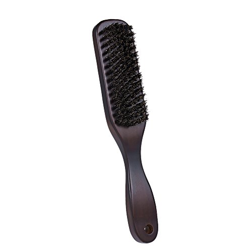 Anself Cepillo de Madera para Afeitar, Cepillo de Barba Facial para Hombres, Cepillo de Bigotes de Madera