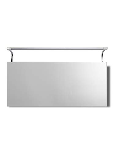 Aplique de baño mediano SISLEY - Iluminación interior MANTRA - LED 10W IP44 - color plata cromo