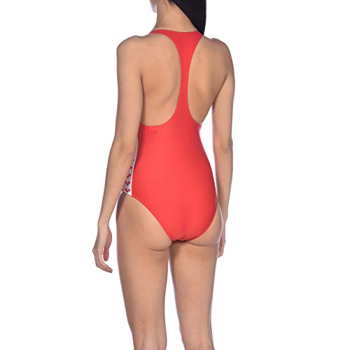 ARENA Bañador 1P Team Fit Racer Back One Piece Red Sport, Mujer, 36