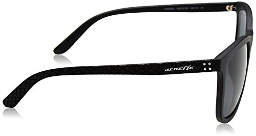 Arnette Chenga, Gafas de Sol para Hombre, Negro (Matte Black), 56