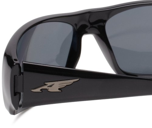 Arnette La Pistola gafas de sol, Black, 65 para Hombre