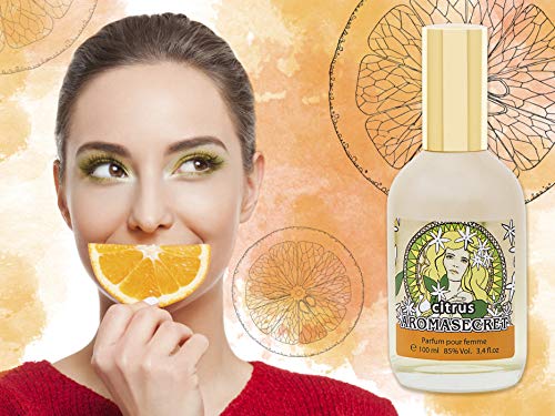 AROMASECRET Perfume de mujer 100 ml – CONCEPTO Nuevo de Perfumería, La mejor idea de un regalo para Ella (CITRUS)