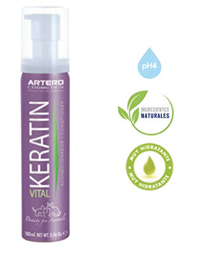 Artero Keratín Vital Acondicionador para Perros y Gatos. (100 ml)